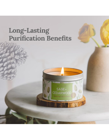 Vela Aromática Magnificent 101 Salvia y Madera de Cedro 170g