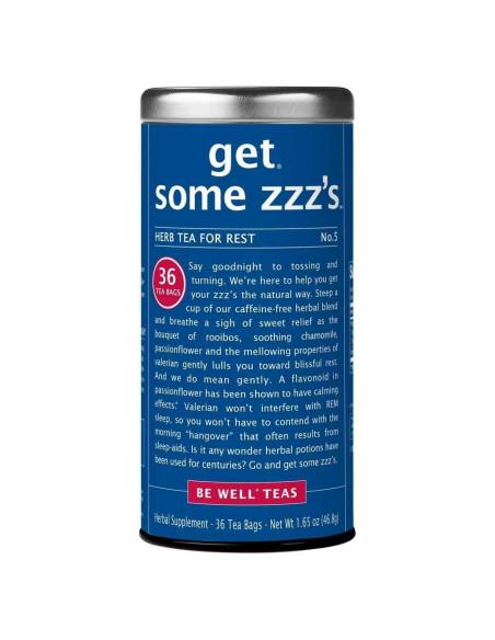 Té de Hierbas La República del Té Zzz's Sin Cafeína 36 Bolsitas Té de Hierbas La República del Té Zzz's Sin Cafeína 36 Bolsitas