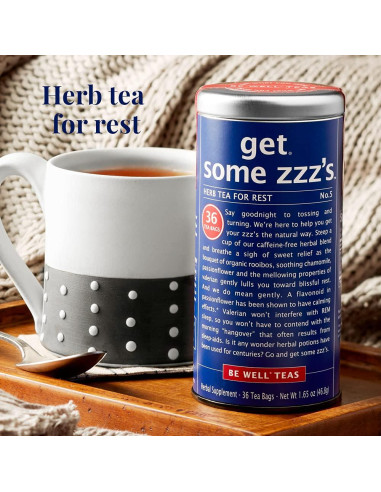 Té de Hierbas La República del Té Zzz's Sin Cafeína 36 Bolsitas