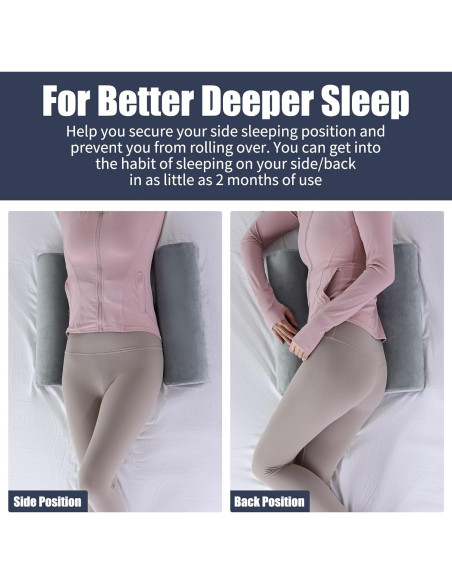 Almohada de Entrenamiento HOMBYS Espuma Viscoelástica Ajustable Almohada de Entrenamiento HOMBYS Espuma Viscoelástica Ajustable