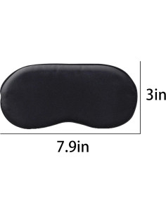 Máscara de Ojos Ajustable Dhwhaem para Sueño y Viaje 2