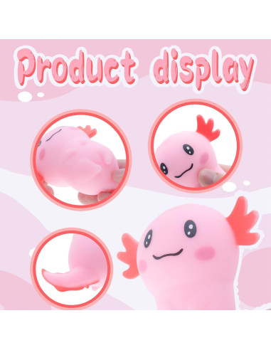 Juguete Sensorial Axolotl Antiestrés Wazibo - 4 Pcs