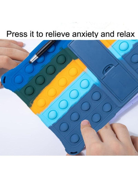 Funda para Tablet Universal 10.1" ALHBEJT Antiestrés Azul Funda para Tablet Universal 10.1" ALHBEJT Antiestrés Azul