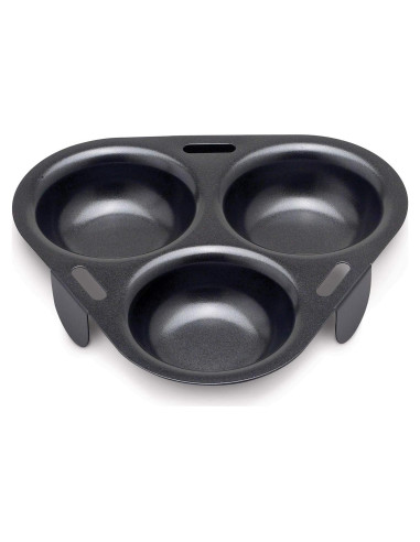 Pochar Huevos HIC Kitchen 3 Huevos Antiadherente 15 cm