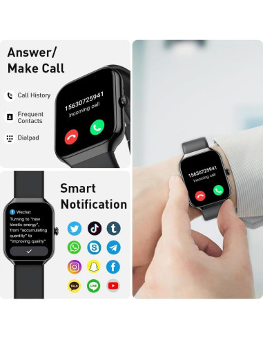 Reloj Inteligente Motast P99 2025 HD 1.96" Fitness IP68