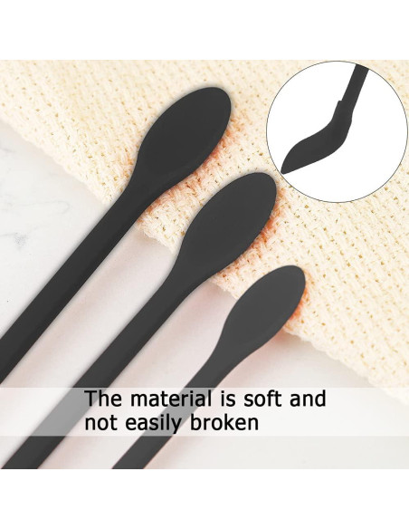 Juego de 8 Mini Espátulas de Silicona MaehSab para Cocina y Belleza Juego de 8 Mini Espátulas de Silicona MaehSab para Cocina y Belleza