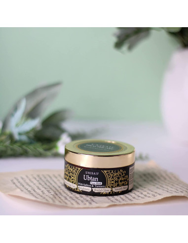 Mascarilla Facial Ubtan Unisaif con Cúrcuma y Azafrán 50g