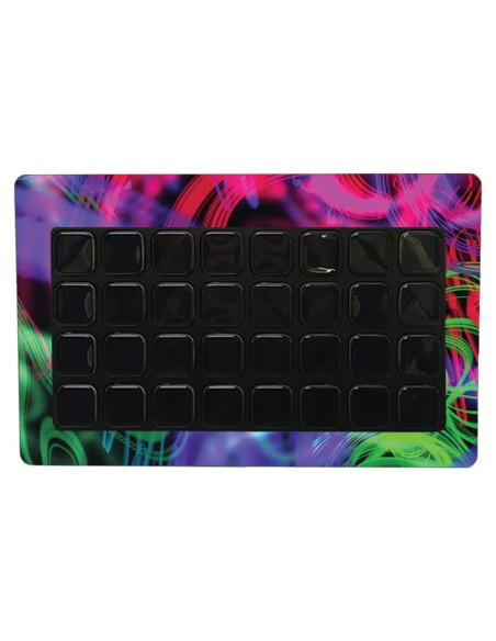 Piel de Vinilo MightySkins para Elgato Stream Deck XL - Salpicadura Neón Piel de Vinilo MightySkins para Elgato Stream Deck XL - Salpicadura Neón