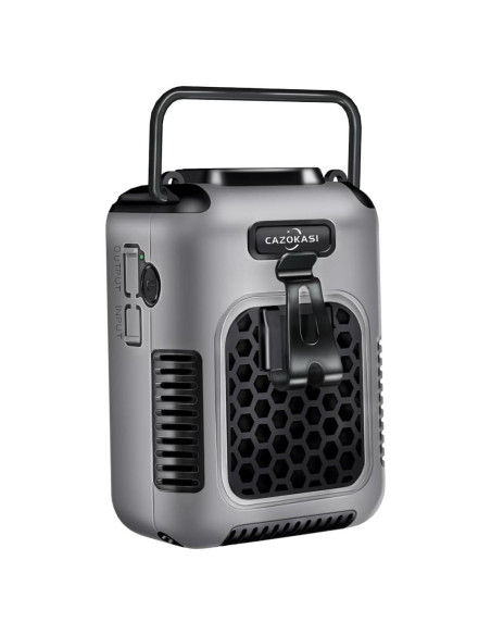 Ventilador Portátil CAZOKASI G60 Clip de Cintura 6000mAh Ventilador Portátil CAZOKASI G60 Clip de Cintura 6000mAh