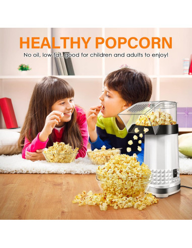 Máquina de Hacer Palomitas de Maíz Vminno 4.5L Sin Aceite