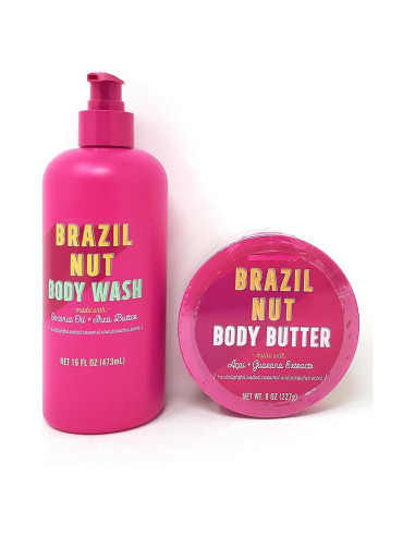 Gel de Ducha y Manteca Corporal Nuez de Brasil 2 Unidades