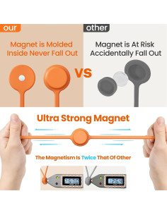 Correas Magnéticas de Silicona Tounee - Combo 14 Pcs Multiusos 2