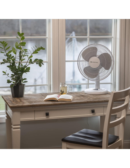 Ventilador de Mesa Oscilante Comfort Zone CZ161BK 40.64 cm 3 Velocidades Ventilador de Mesa Oscilante Comfort Zone CZ161BK 40.64 cm 3 Velocidades