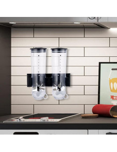 Dispensador de Cereales de Pared CyoutShop 3L Negro 2