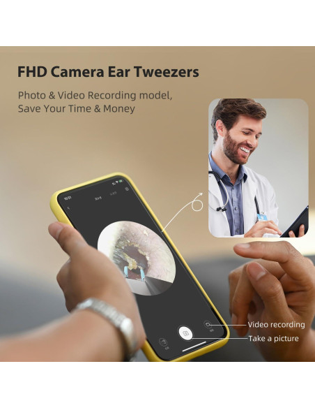 Limpiador de Oídos Bebird Pro Note5 con Cámara HD Inalámbrico Limpiador de Oídos Bebird Pro Note5 con Cámara HD Inalámbrico