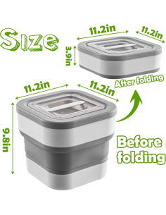 Contenedor Plegable de Almacenamiento de Alimentos 5-12.5 kg 2