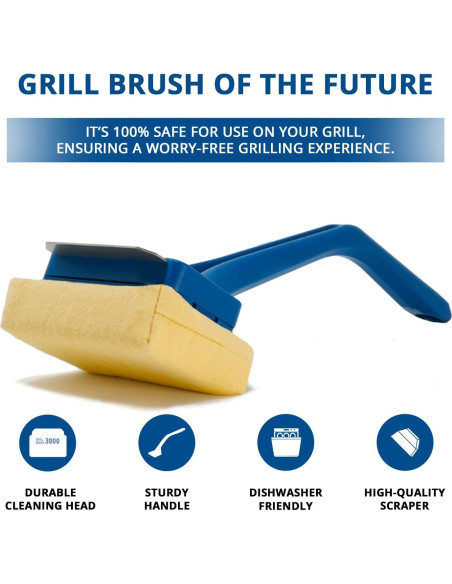 Limpiador de Parrilla Grill Rescue GB3000 Sin Cerdas Limpiador de Parrilla Grill Rescue GB3000 Sin Cerdas