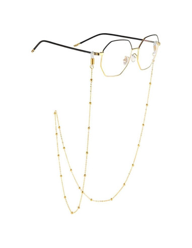Cadena de Gafas AllenCOCO Oro 14K Correa Ajustable para Mujeres