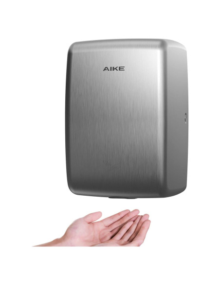 Secador de manos AIKE AK2803D 1350W Acero Inoxidable Compacto Secador de manos AIKE AK2803D 1350W Acero Inoxidable Compacto