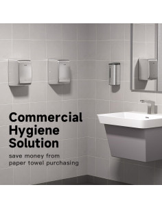 Secador de manos AIKE AK2803D 1350W Acero Inoxidable Compacto 2