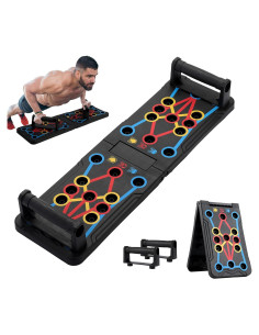 Tabla Plegable de Flexiones SKGNKLIG 15-en-1 para Entrenamiento