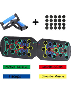 Tabla de Flexiones LiBoon Plegable para Entrenamiento de Fuerza 2