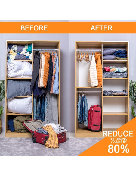 Paquete 12 Bolsas Almacenamiento Vacío GONGSHI 3 Jumbo 3 Grandes Paquete 12 Bolsas Almacenamiento Vacío GONGSHI 3 Jumbo 3 Grandes