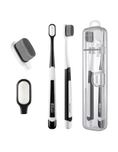 Cepillo de Dientes Ultra Suave Obrush con Estuche - Paquete de 2