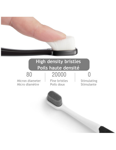 Cepillo de Dientes Ultra Suave Obrush con Estuche - Paquete de 2