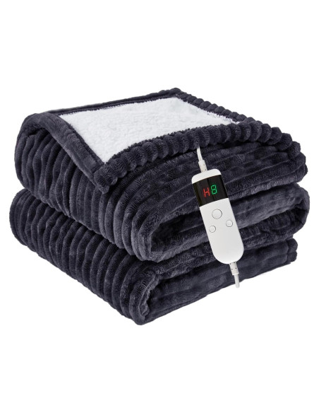 Manta Eléctrica Qieryun 127x152 cm con 10 Niveles de Calor Manta Eléctrica Qieryun 127x152 cm con 10 Niveles de Calor