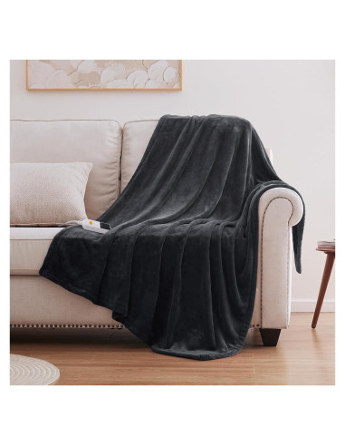 Manta Eléctrica Calentada Sealy 127x152cm Franela 6 Niveles