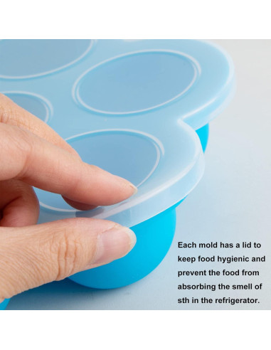 Molde de Silicona CHuangQi para Huevos 5-8 Qt con Tapa