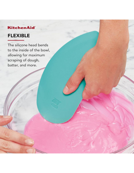 Set de 2 Raspadores de Tazón KitchenAid Silicona y Nylon Set de 2 Raspadores de Tazón KitchenAid Silicona y Nylon