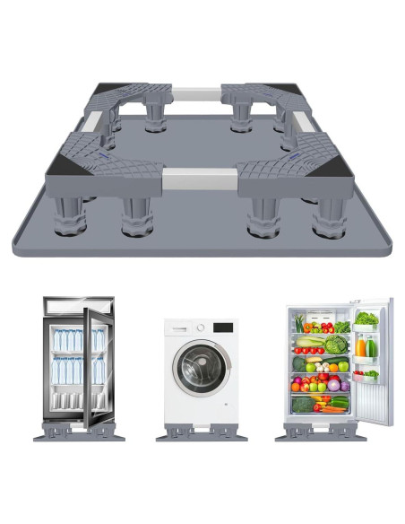 Soporte Ajustable para Mini Nevera KUPAO con Bandeja de Silicona Soporte Ajustable para Mini Nevera KUPAO con Bandeja de Silicona