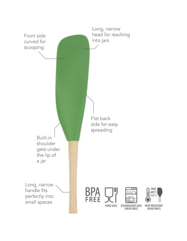 Espátula de Silicona para Tarros Tovolo Pesto, 30.48 cm