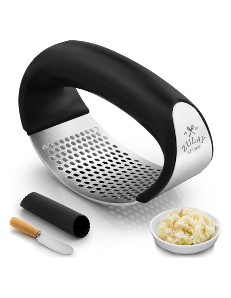 Prensa de Ajo Zulay Kitchen de Acero Inoxidable - Ergonomía y Limpieza Fácil Prensa de Ajo Zulay Kitchen de Acero Inoxidable - Ergonomía y Limpieza Fácil