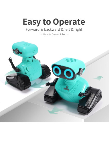 Robot Control Remoto GILOBABY Azul con Ojos LED y Música