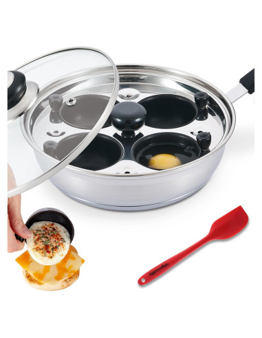 Sartén Escalfadora Premiumwares para 4 Huevos XL