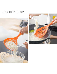 Colador de Alimentos Cucharón Setaria Viridis 2 Piezas Nylon 2