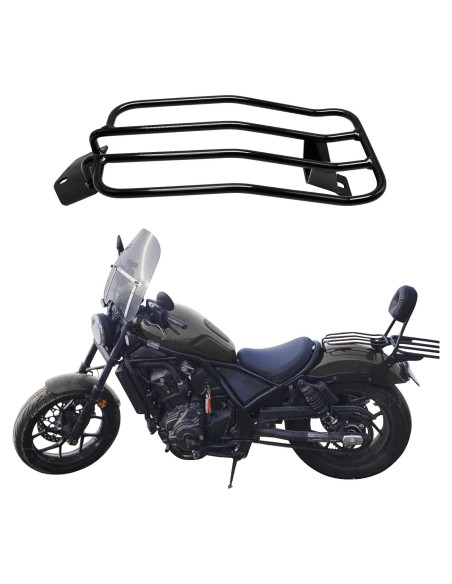 Portaequipajes Trasero Negro JUNJUMOTO para Rebel 1100 2021-2023 Portaequipajes Trasero Negro JUNJUMOTO para Rebel 1100 2021-2023