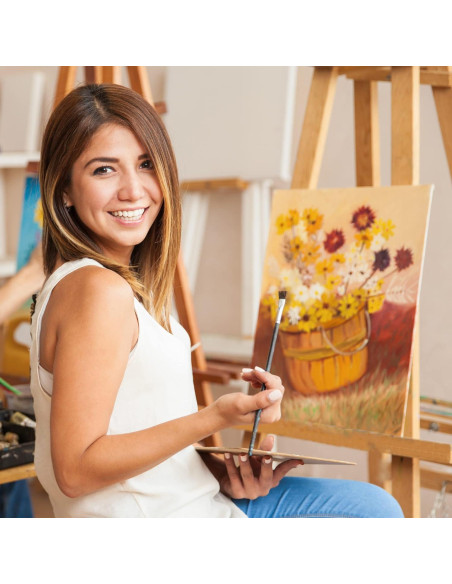 Lienzos de Pintura KEFF 24 Piezas 100% Algodón Lienzos de Pintura KEFF 24 Piezas 100% Algodón