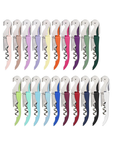 Abrebotellas de Vino HYZ Set de 20 Multicolor Profesional