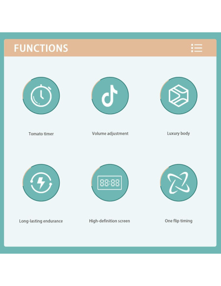 Temporizador Digital Hexagonal Hanlverk, Alarma Silenciosa, Blanco Temporizador Digital Hexagonal Hanlverk, Alarma Silenciosa, Blanco