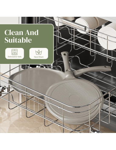 Sartén para Crepes Redchef 25.4 cm Antiadherente Cerámica Gris
