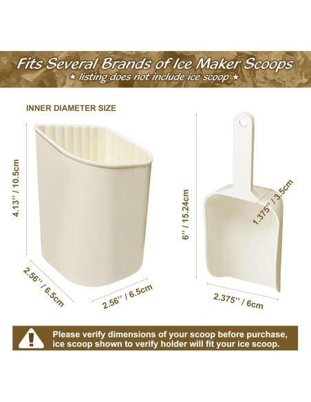 Soporte Magnético para Cuchara de Hielo Kawende 6.5x10.5cm Soporte Magnético para Cuchara de Hielo Kawende 6.5x10.5cm