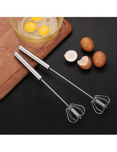 Batidor de Huevos Manual JLiup Acero Inoxidable 35.56 cm