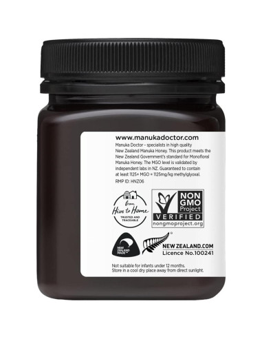 Miel de Manuka Manuka Doctor MGO 1125+ 247.5 g Pura de NZ