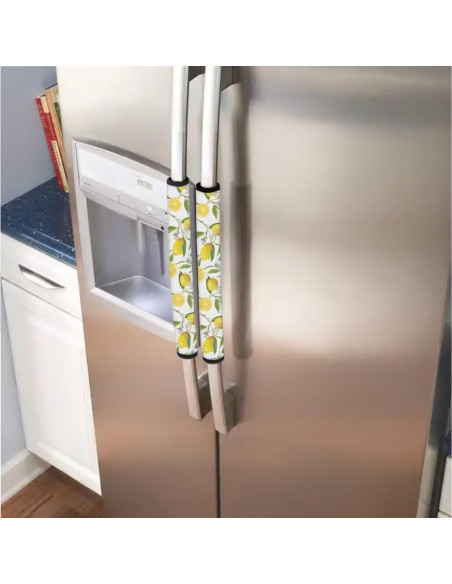 Juego de 8 fundas para manijas de refrigerador Tutolipy Limón Juego de 8 fundas para manijas de refrigerador Tutolipy Limón