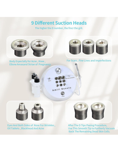 Máquina de Microdermoabrasión REEOH 2 en 1 Facial Profesional