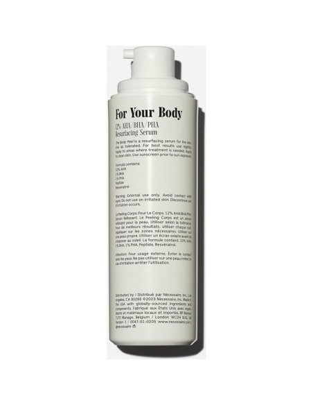 Suero de Renovación The Body Peel Nécessaire 150ml AHA BHA PHA Suero de Renovación The Body Peel Nécessaire 150ml AHA BHA PHA